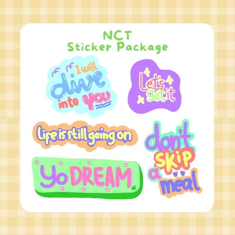 

NCT Sticker Package | Sticker NCT Dream | Sticker Deco