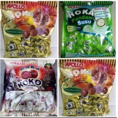 

APOLLO ROKA PANDAN SUSU / ROKA KOKO / ROKA WAFER BALL / ISI 50PCS