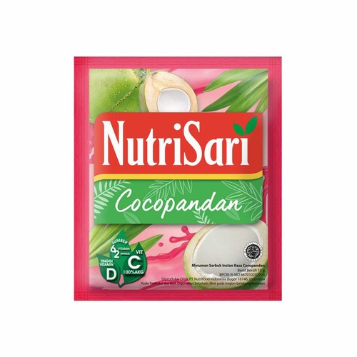 

Nutrisari Rasa Coco Pandan Sachet (1 Renceng : 10 Sachet)