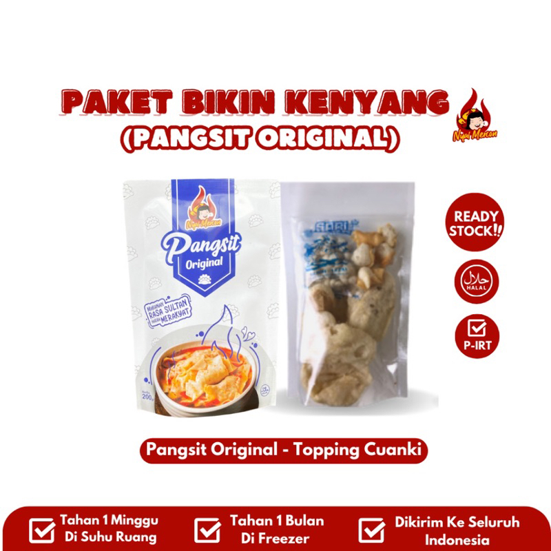 

Topping + Pangsit Ayam Original (Nyai Mercon)