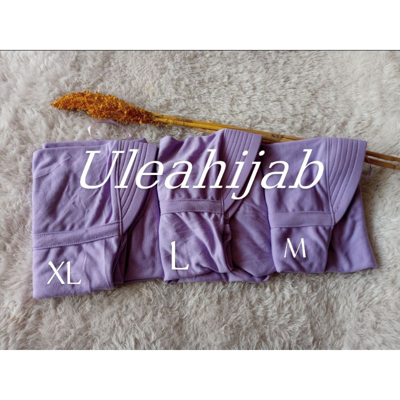 Jilbab Sekolah Anak Innova Ungu Muda Serut Tertutup Paud TK SD SMP SMA