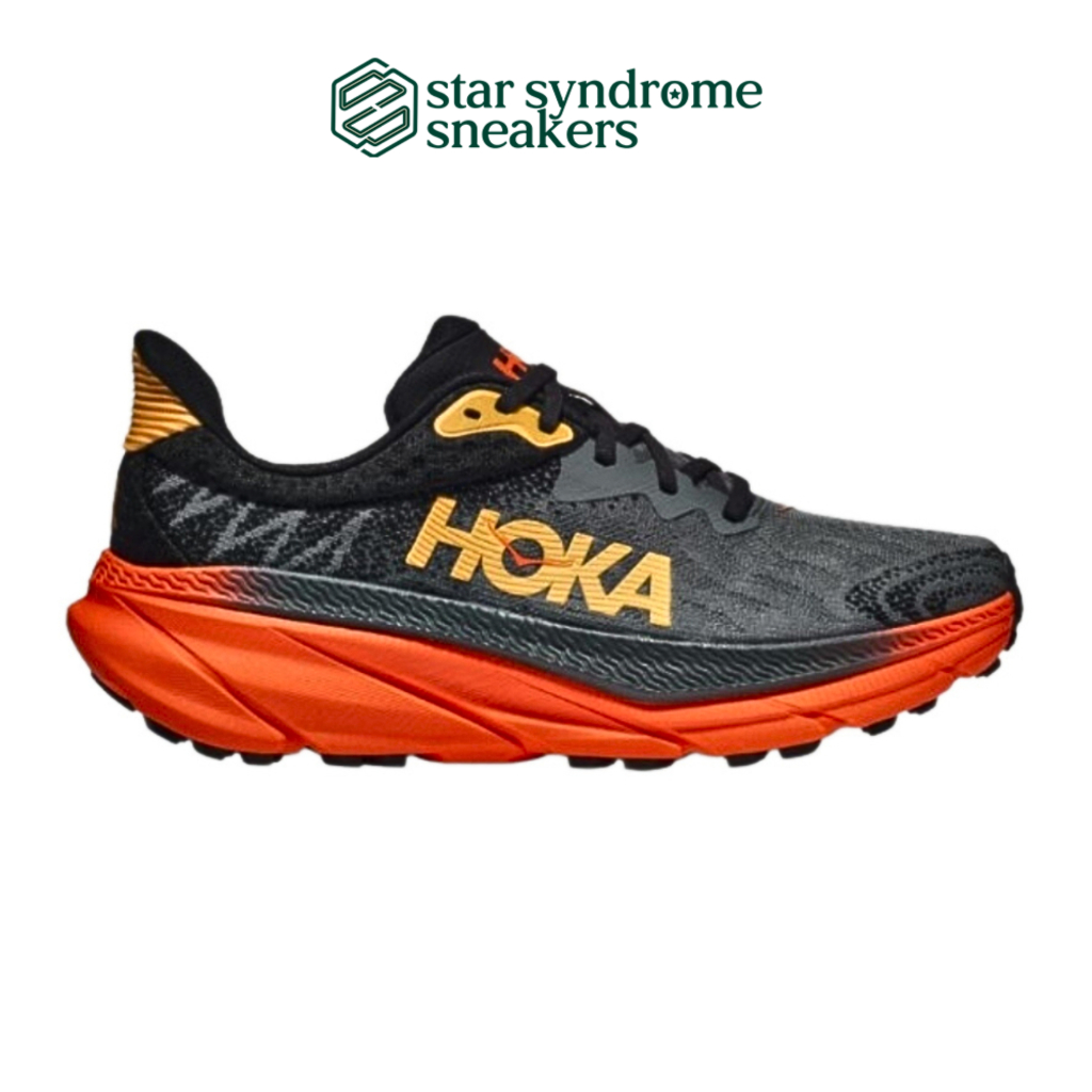 Hoka Challenger ATR 7 Mens Trail Running Shoes - Castlerock / Flame