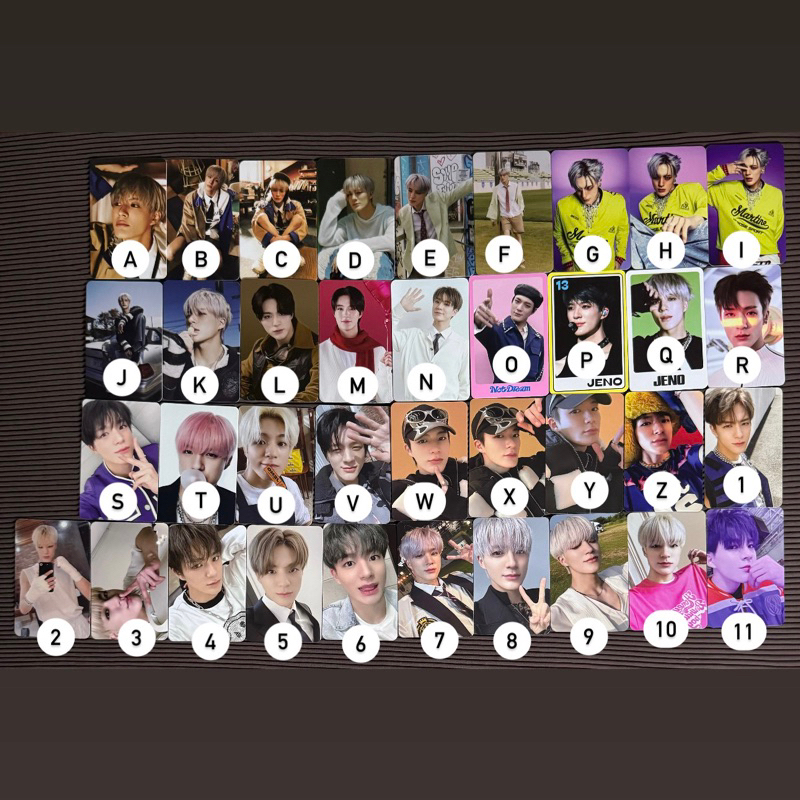 [1] PHOTOCARD OFFICIAL JENO NCT DREAM  TDS2 Encore TC AGIT ISTJ QR Konsep Kihno We boom Reload Arriv