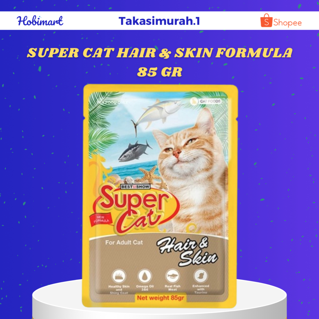 SUPER CAT HAIR & SKIN FORMULA 85 GR