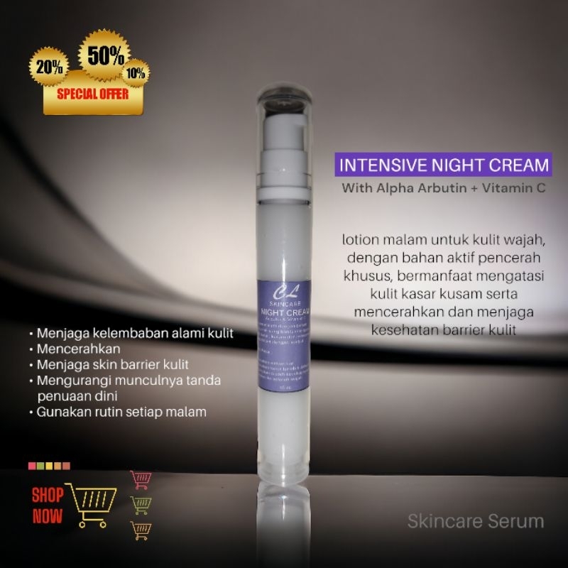 CL Intensive Night Cream/serum arbutin