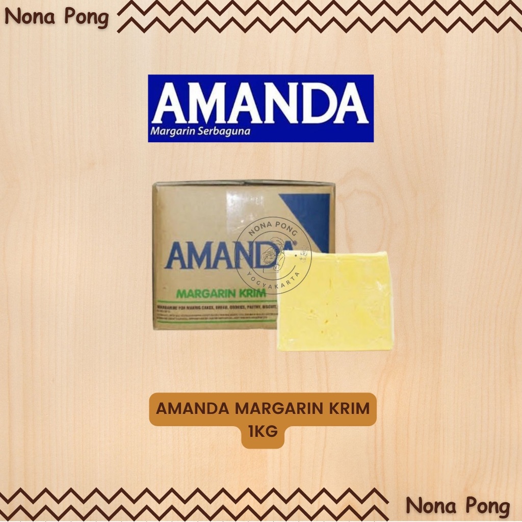 

Mentega | amanda margarine krim | 1kg