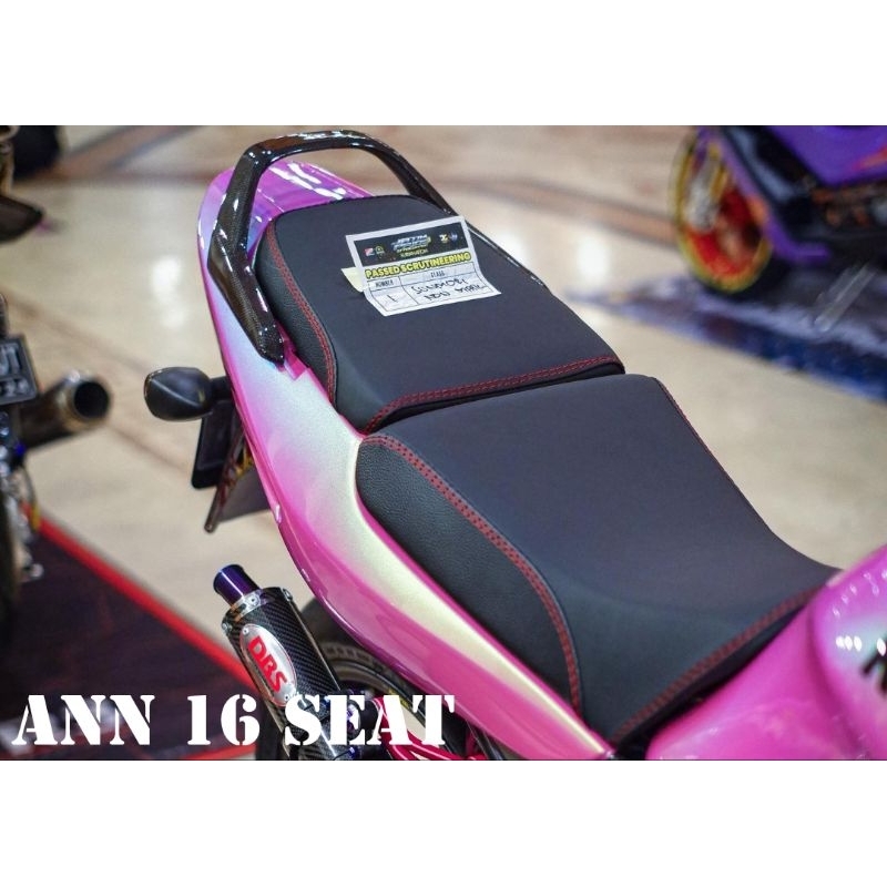 Kulit Jok Custom Ninja RR OLD & Ninja RR New Bahan Mb Tech Premium Carrera Original & Mb Tech Camaro