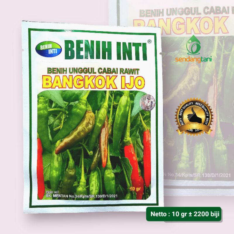 Cabe Rawit BANGKOK IJO 10 gr Benih Bibit Cabai CRM Hijau Merunduk dari Benih Inti