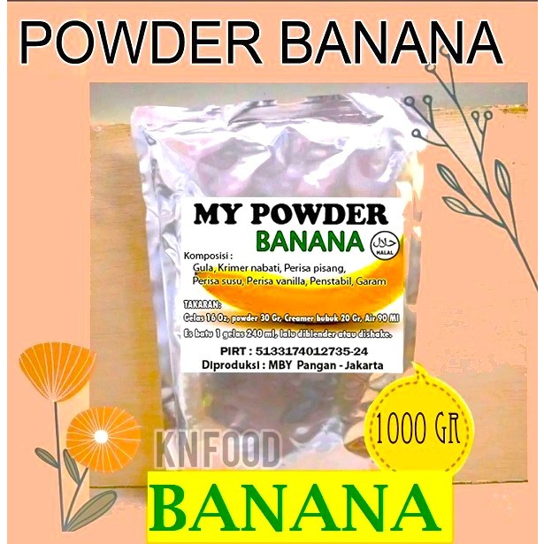 

Powder Banana Regular-Bubble Drink Banana 1 kg - ONLY GOJEK