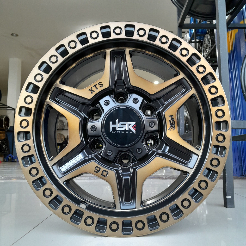 Velg offroad ring 15 pcd 6x139,7 mobil strada, hillux, panter touring hsr xts06 r15 pcd 6x139,7 et0
