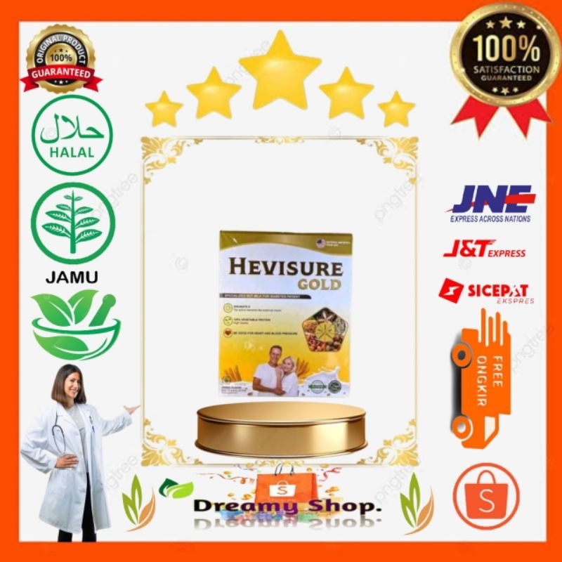 

HEVISURE GOLD MILK SUSU OBAT DIABETES KENCING MANIS INSULIN PANKREAS 12 SACHET