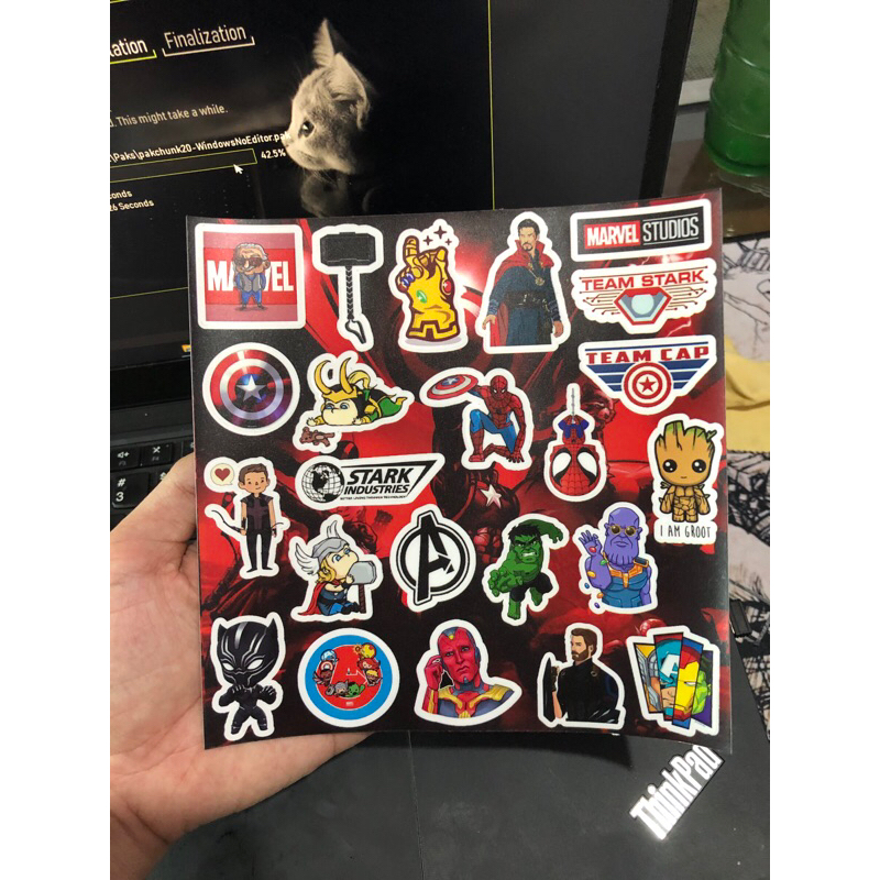 

Stiker Marvel lucu untuk hp dan laptop