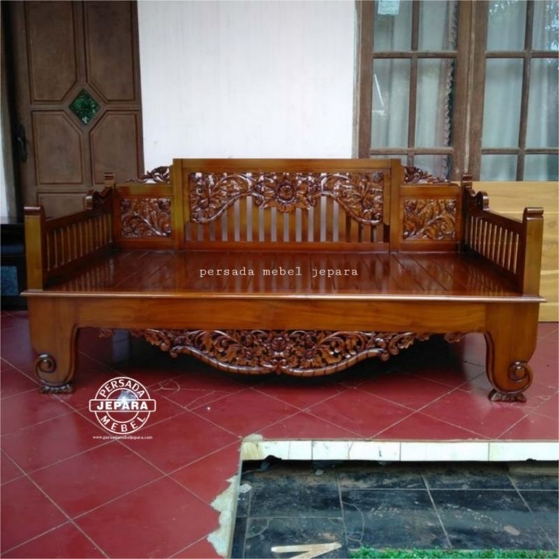 Bale bale jati minimalis / Bangku jati / Bangku / Kursi minimalis / Kursi / Bale bale