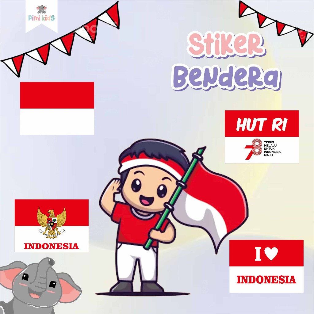 

STIKER BENDERA ❤ STIKER AGUSTUAN ❤ MERAH PUTIH ❤ STIKER PIPI