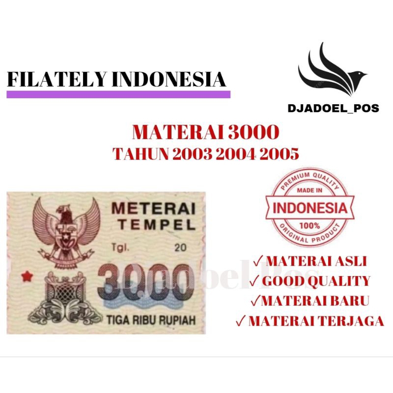 

MATERAl 3000 Tahun 2003 2004 2005