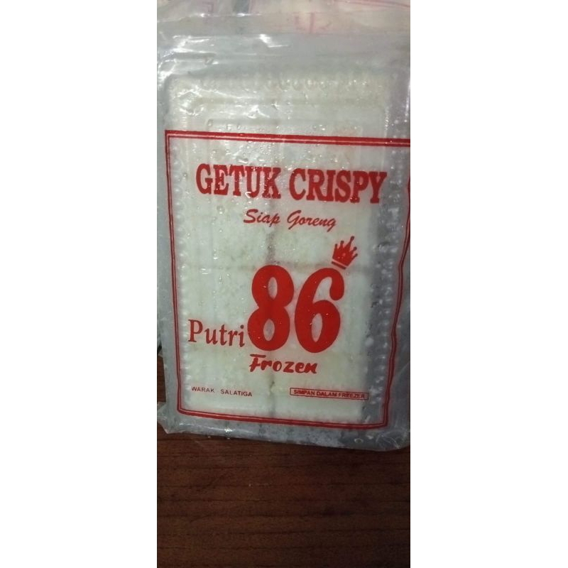 

Getuk Crispy 86 putri | getuk 86 frozen food | getuk enak | getuk makanan beku | getuk siap saji