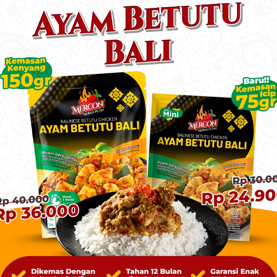 

Terbaru Mercon Merah Putih Satuan Limited Edition Ayam Betutu