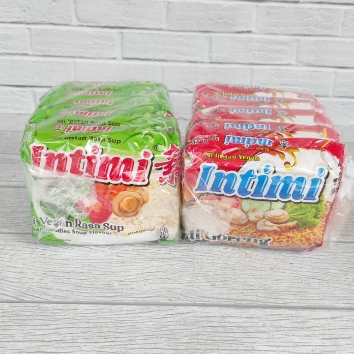 

Jangan Sampai Kehabisan Intimi Mi Instant Vegan Vegetarian 1pack x 5 bungkus