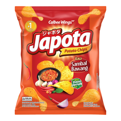 

Japota Keripik Kentang Rasa Sambal Bawang 68 g