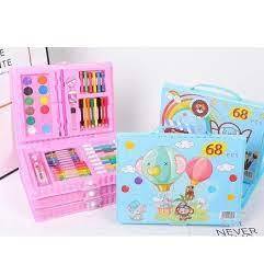

Ready crayon set anak isi 68pcs/alat melukis anak