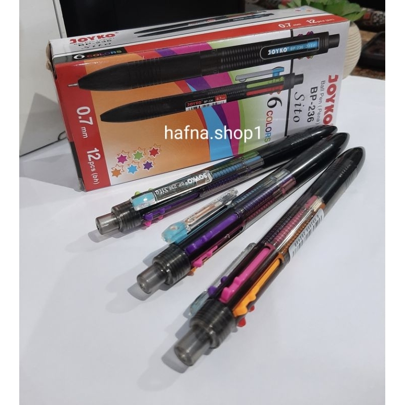 

POLPEN/BOLPOIN JOYKO SITO 6 COLORS 0.7 MM