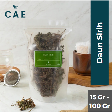 

Dried Betel Leaf Daun Sirih Kering Hijau Herbal Tea Teh Organik Natural Premium 15 Gram - 100 Gram