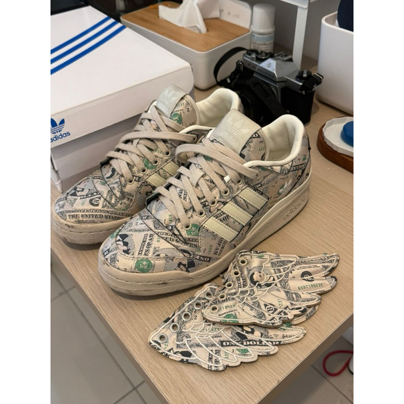 like new Adidas forum low x jeremy scott money