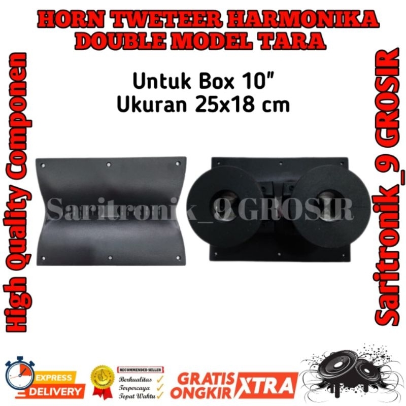 HORN TWETER ARMI V DOBEL LINE ARRAY MODEL TARA UK 25x18CM TINGGI 15.5 CM