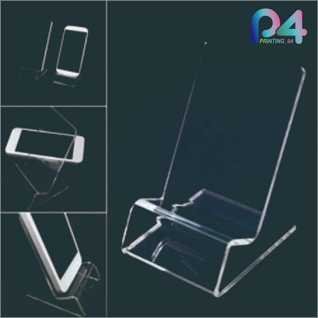 Akrilik display hp / holder hp akrilik /akrilik sandaran hp / tempat hp / phone holder