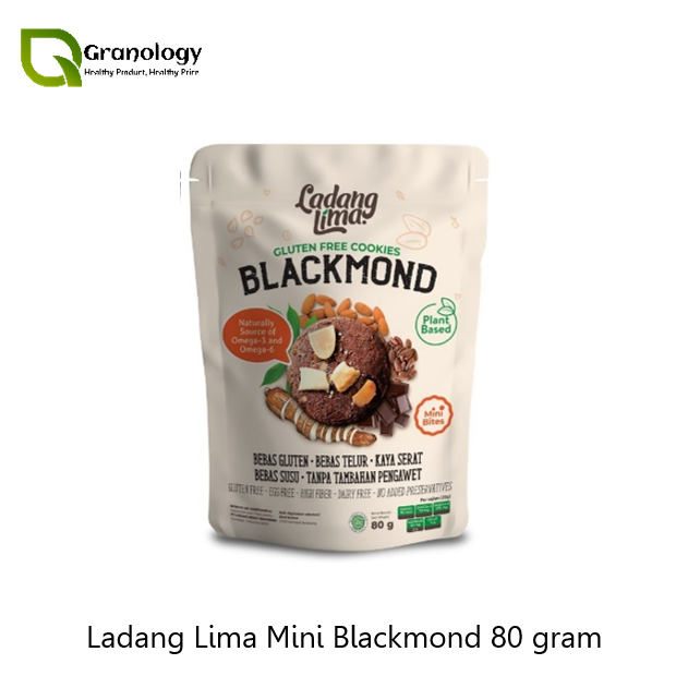 

Ladang Lima MINI Blackmond Cookies Gluten Free 80 gram