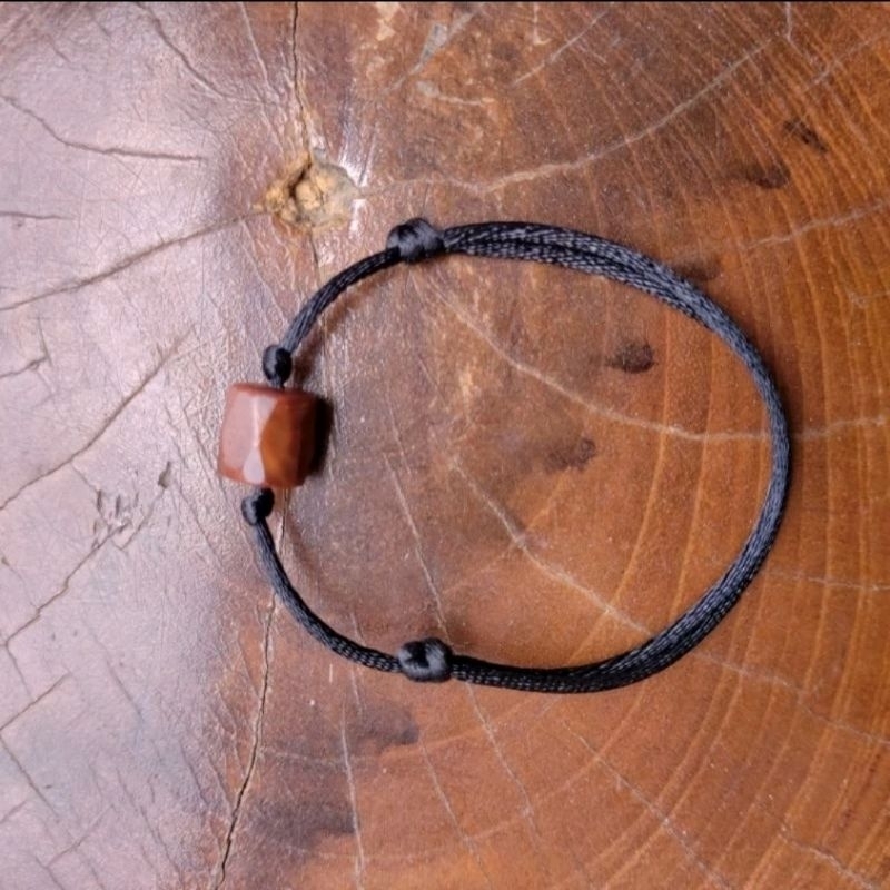 Gelang Kaki Pria Wanita Hiasan Kaoka Kepala Nanas/ Gelang Kaki Tali Hitam