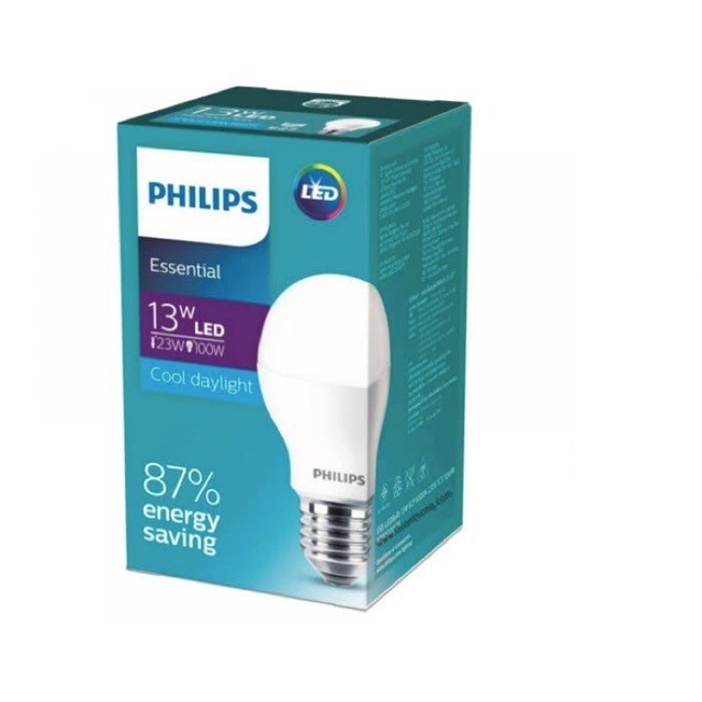 Lampu Philips LED 13 Watt Putih  Lampu Philips Essential LED 13 Watt Putih Lampu Philips LED Essential 13W Putih Philips LED Essential 13 Watt Putih 6500K