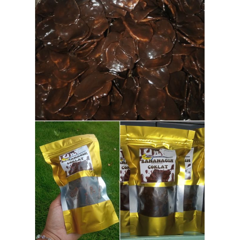 

keripik pisang coklat lumer rasa coklat 100gr