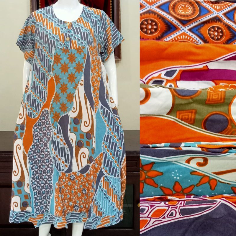 Daster Klok Sutra Ungu