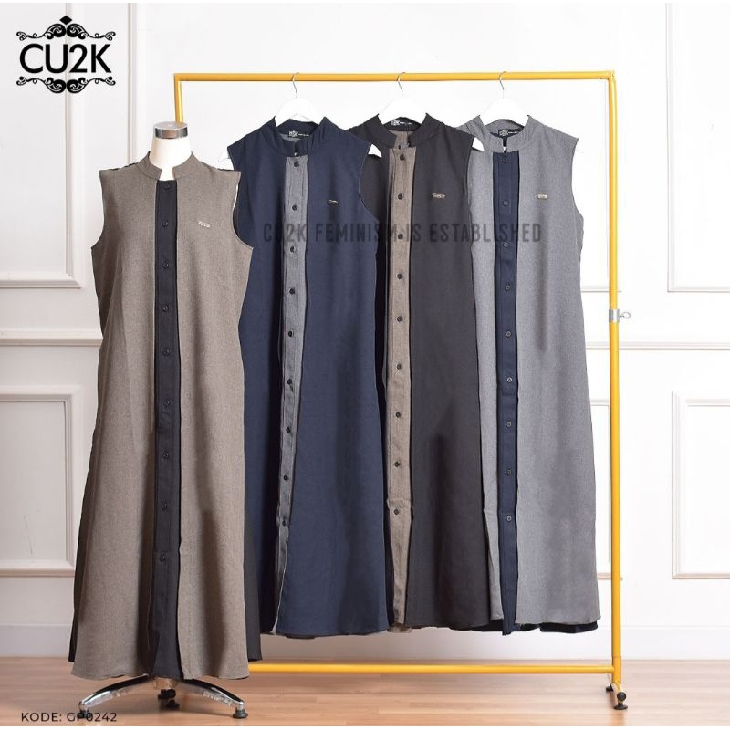 CU2K OVERALL RARA OUTER TANPA INNER TANPA LENGAN YOU CAN SEE YU KEN SI