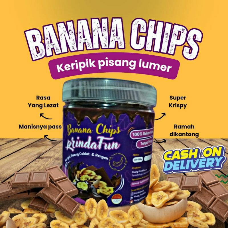 

BANANACHIPS /kripik pisang lumer 220gram