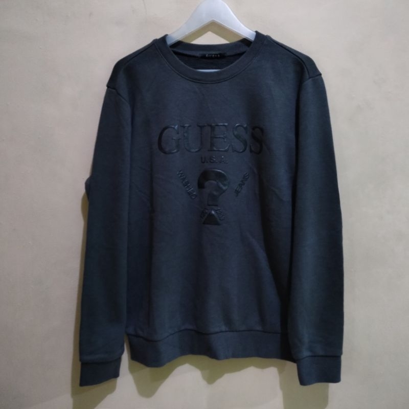 Crewneck Guess abu triangle