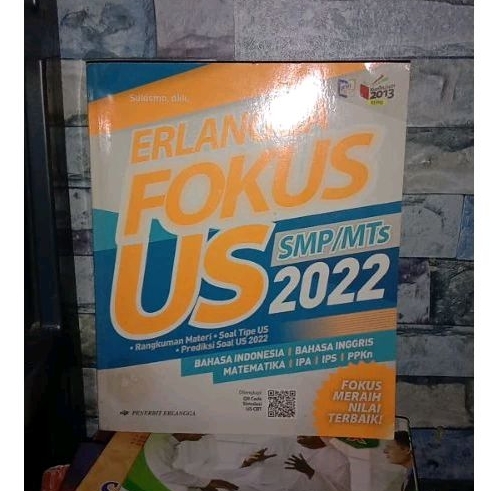 

PRELOVED buku US Smp/Mts 2022 Erlangga kurikulum 2013