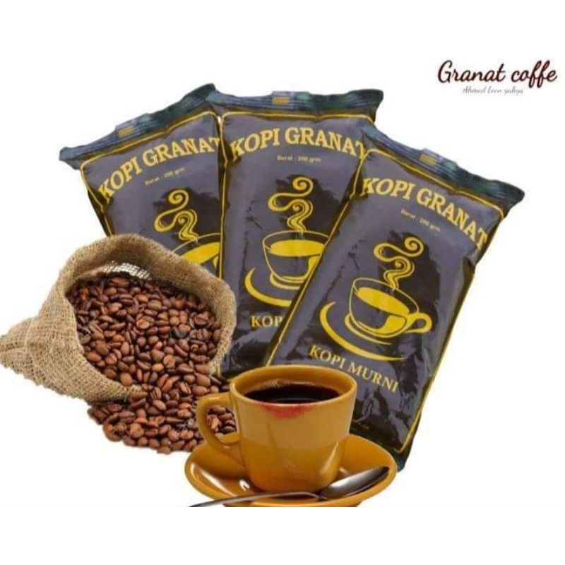 

Kopi granat, Paket hemat isi 5 bungkus kopi segar, kopi hitam, kopi lelet, kopi, pahit, kopi giling/