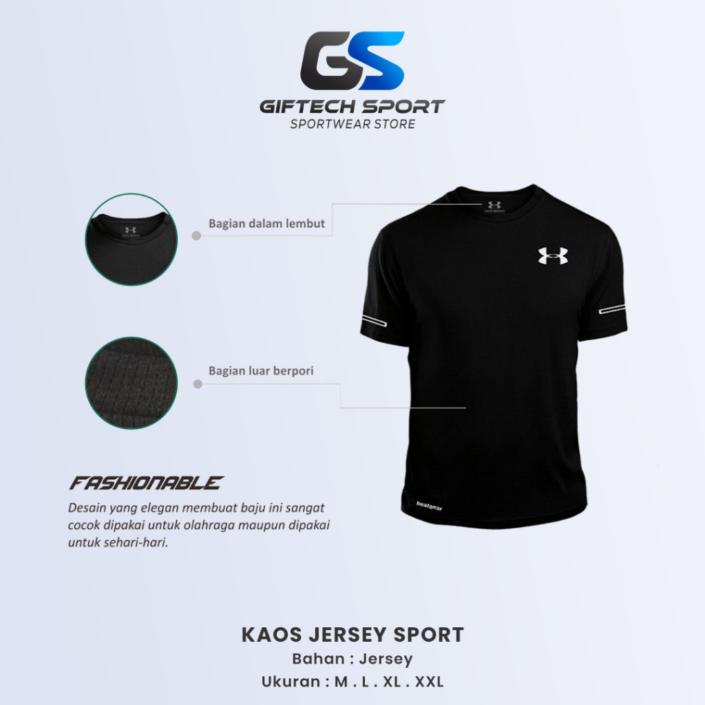 Paket Lengkap Setelan Olahraga Pria Baju Kaos Olahraga Dryfit Manset Tangan Lets Slim Manset Kaki