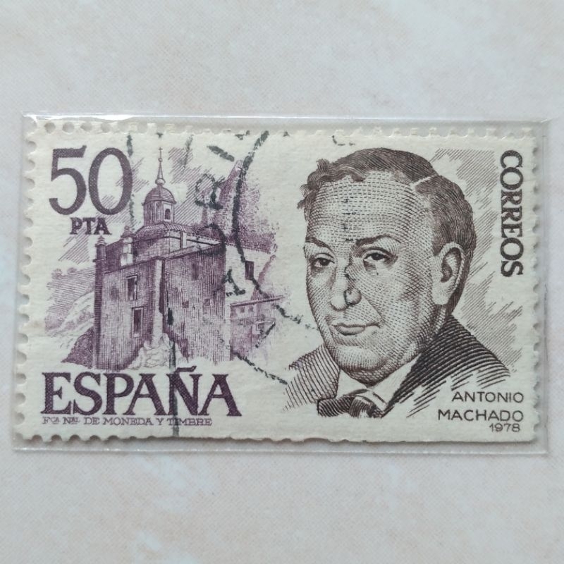 

Perangko Prangko Kuno Espana Spanyol Spain Antonio Machado 1978 - YN1147