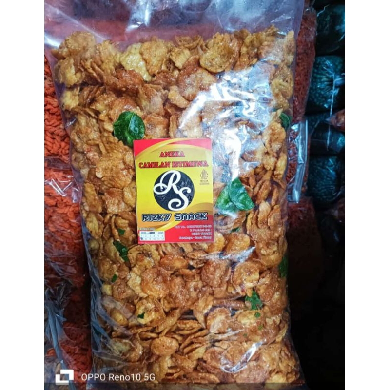 

Emping pedas manis daun jeruk 500gram