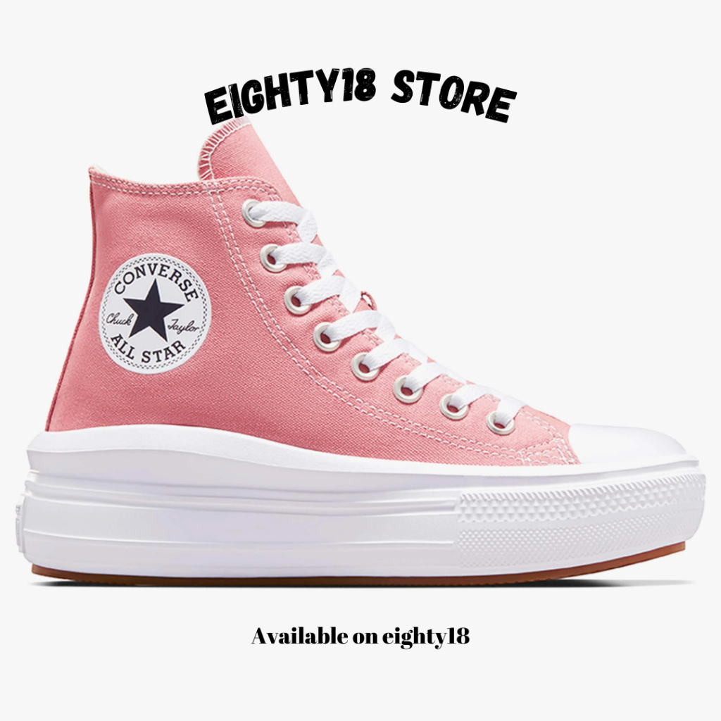 Converse CTAS Move Hi Wanita Womens Ritual Rose Original PT MAP