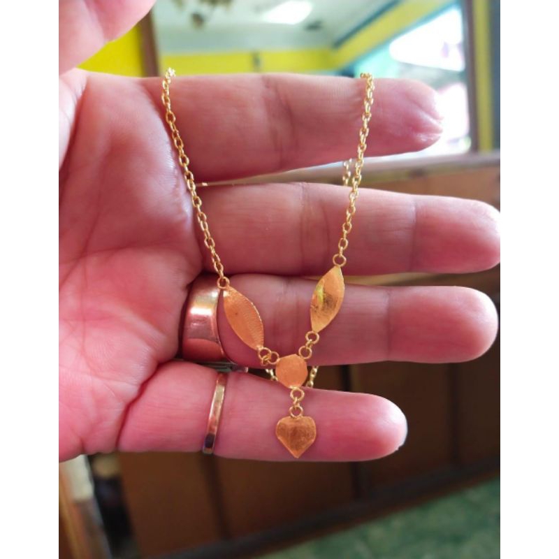 24k kalung anak emas tua kadar 99.99%