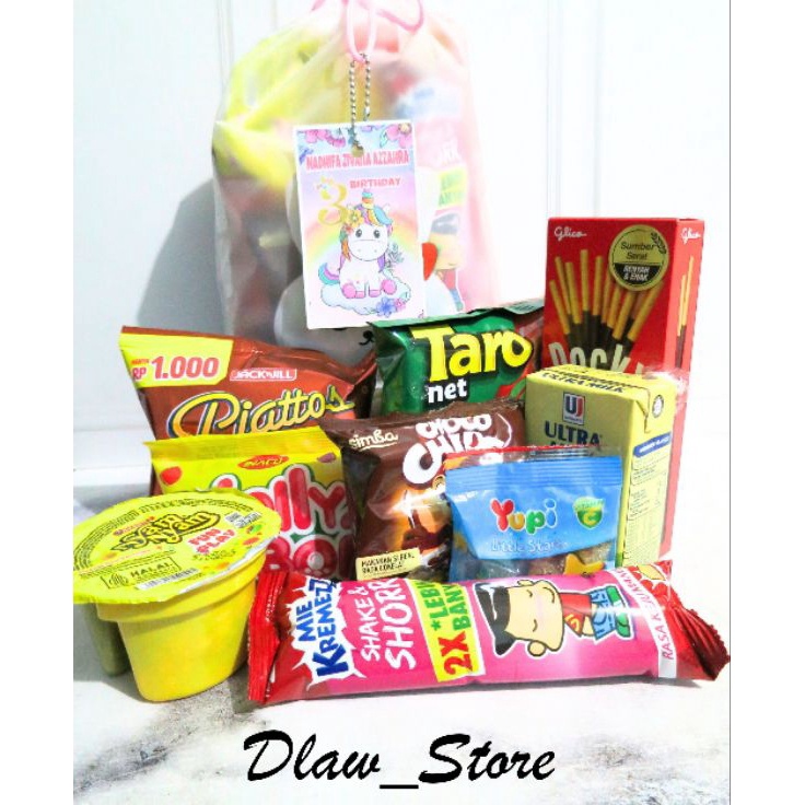 

Kepoin aja Snack Ulang tahun Anak Bingkisan Hampers