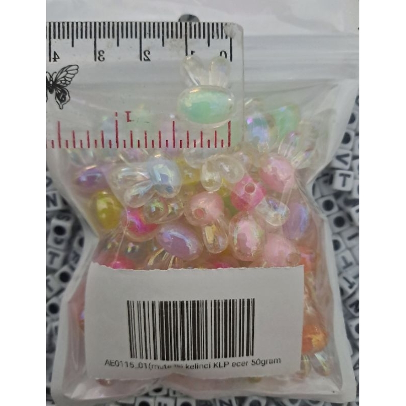 mute manik kelinci isi kilap ecer 50gram (e)