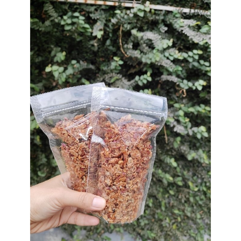 

bawang goreng asli tanpa campuran ubi dan kubis (AS)