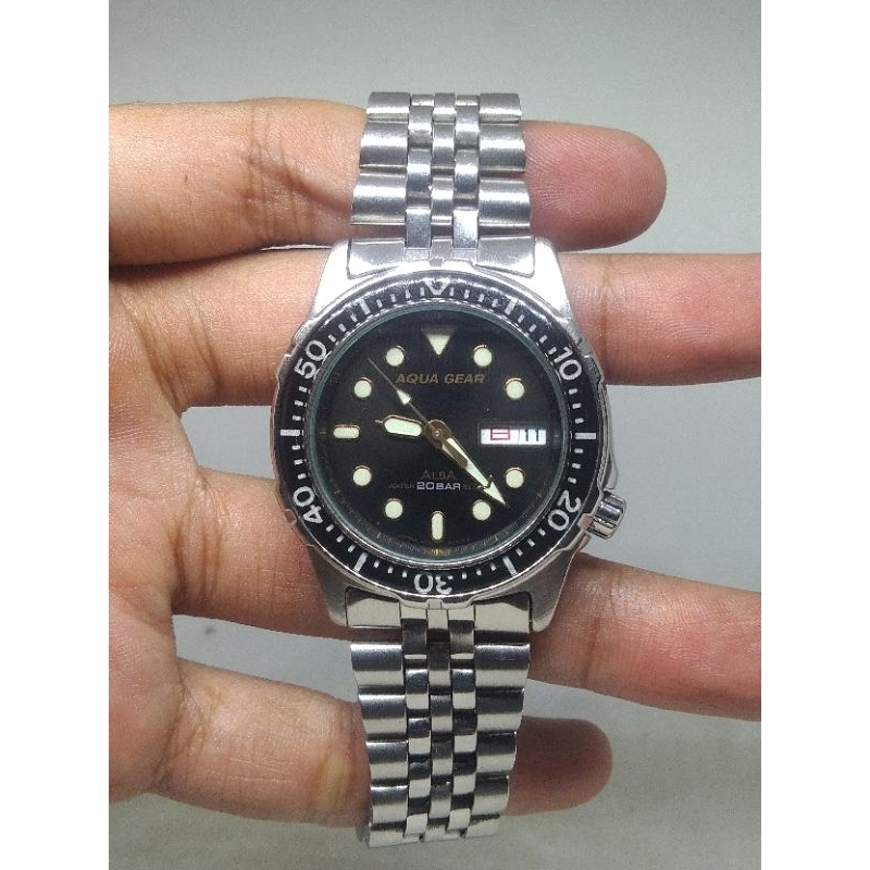 $eiko alba aqua gear diver JDM original not military