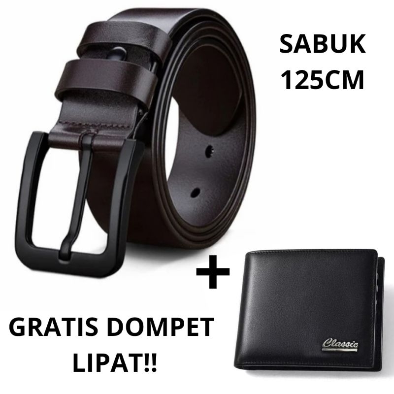 Ikat Pinggang Pria Formal Keren Kerja Casual Rekomended Awet Simple Sabuk Cowok Terlaris Belt Gesper