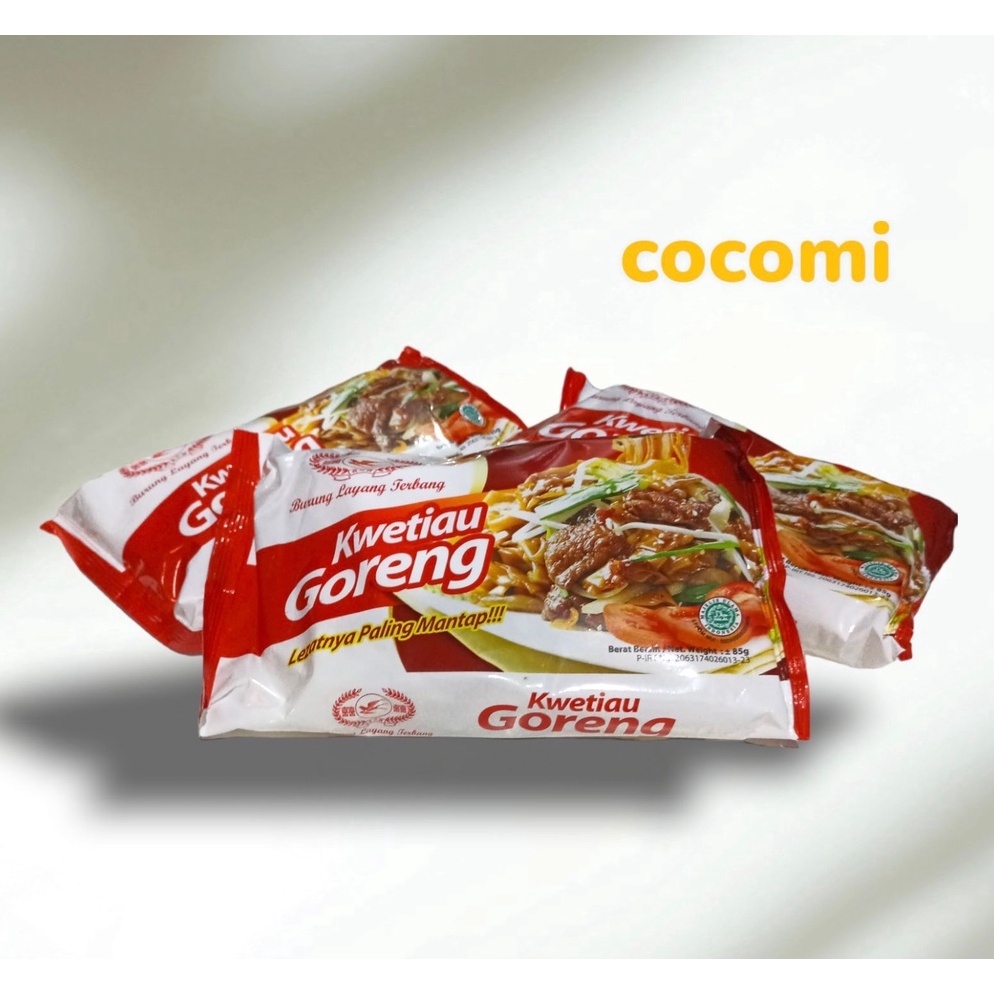 

Mau Hemat 1 pcs Kwetiau Goreng Instan 85gr TERMURAH Cap Burung Layang Terbang